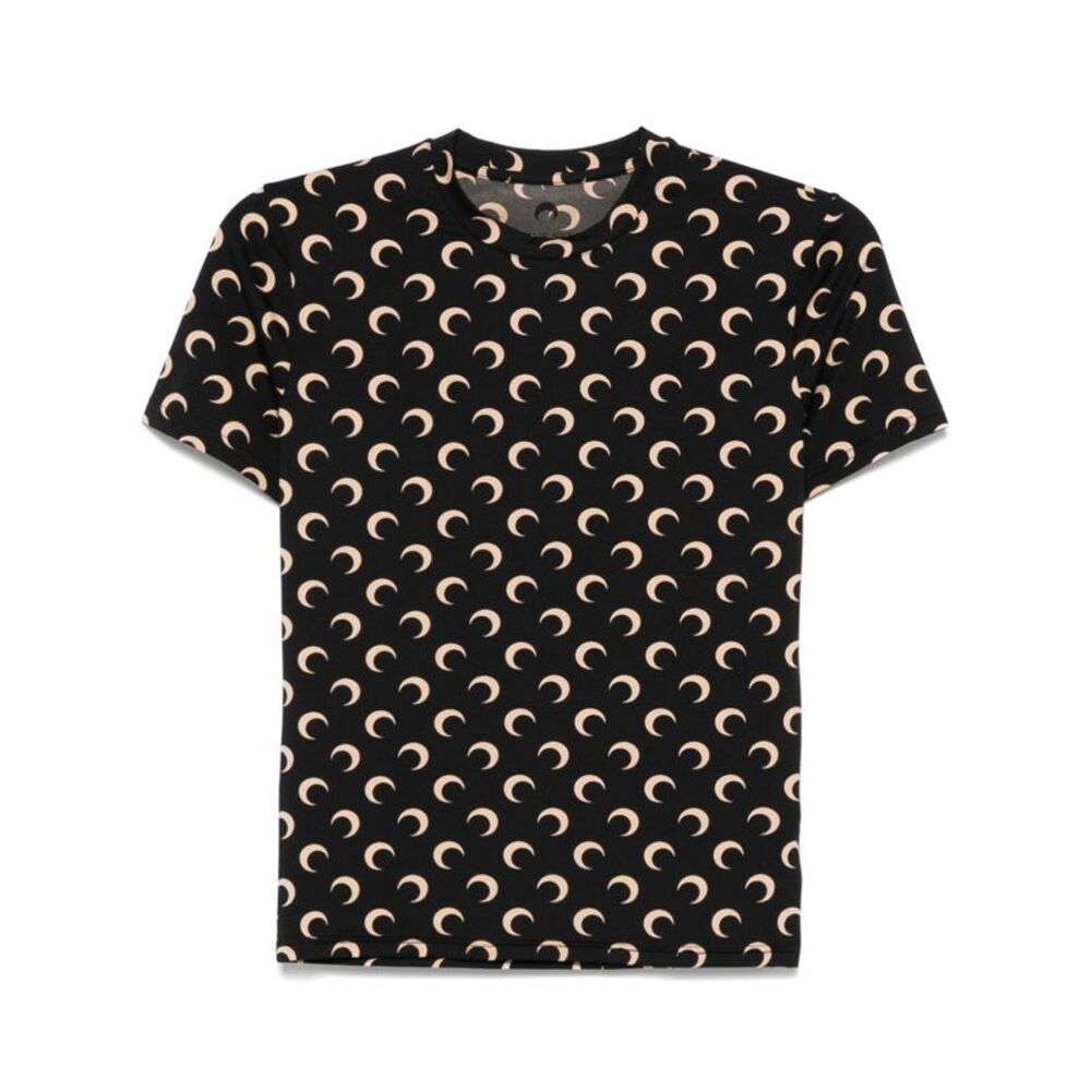 Marine Serre Men Moon Crewneck Top
